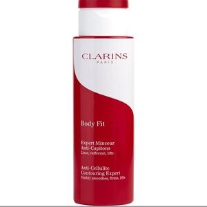 Clarins Body Fit Contouring Lotion - Red and White